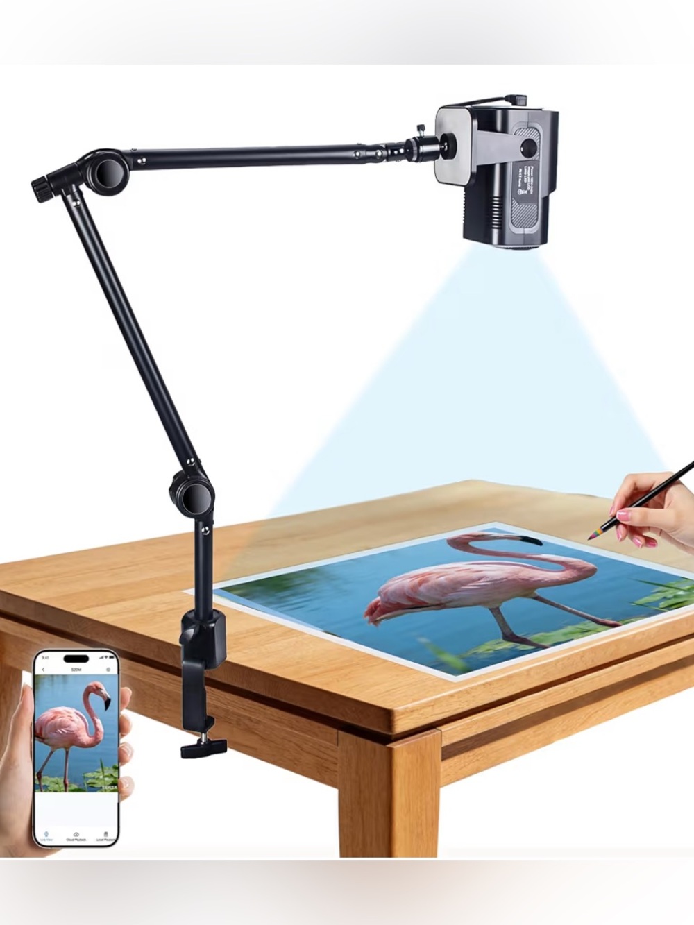 Art Projector for Tracing and Drawing
5G/2.4G WiFi Projector like new condition